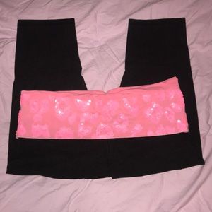 💖🎀PINK VS YOGA CAPRI